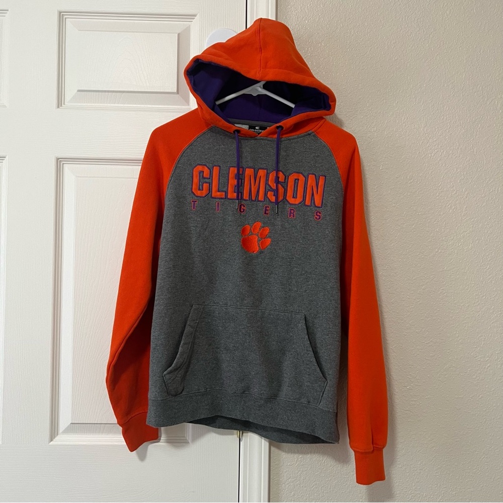 EUC Men’s Clemson Tigers Embroidered Sweatshirt - Small